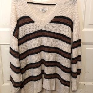 American Eagle Waffle Sweater